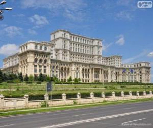 пазл Дворец парламента, Бухарест, Румыния